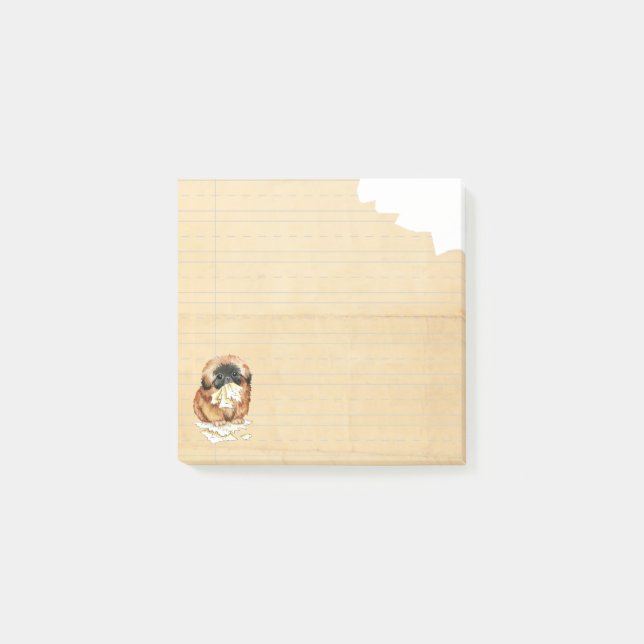 Post-it® Mon Pekingese m'a mangé mes devoirs (Devant)
