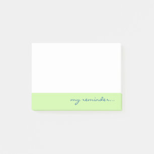 Post-it® Mon rappel Bordure verte