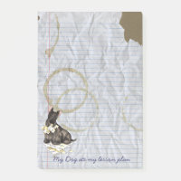 Mon Scottie a mangé mon plan de cours