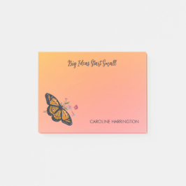 Post-it® Monarque papillon Orange Gold Inspiration