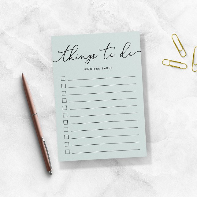 Post-it® Monnaie Lettré les choses à faire (Créateur téléchargé)