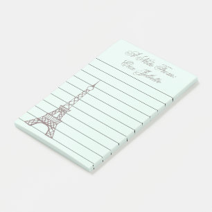 Post-it® Monnaie Personnalisée Tour Eiffel Post It Notes Ca