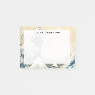 Post-it® Monogramme Katsushika Hokusai, Grande Vague Kanaga