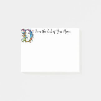 Post-it® Monogramme lunaire D