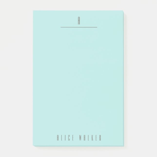 Post-it® monogramme moderne (Devant)