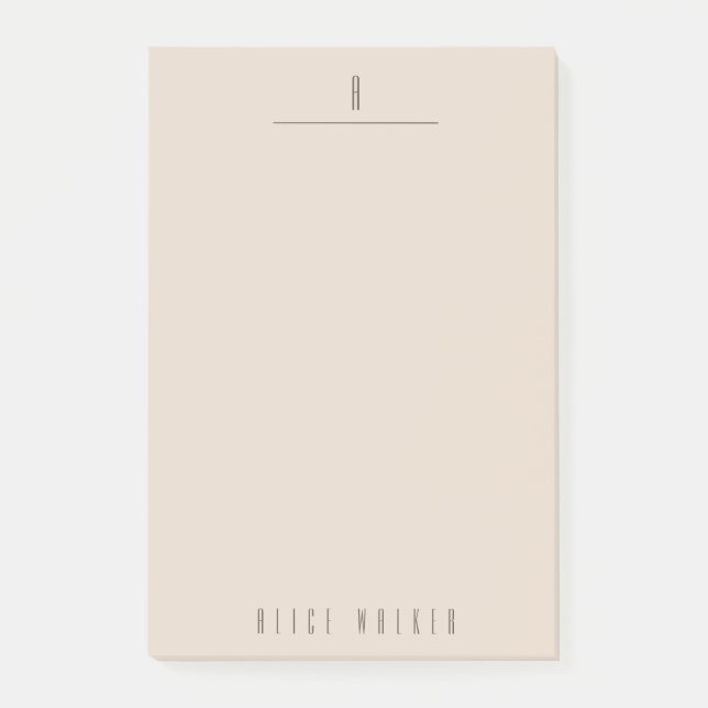 Post-it® monogramme moderne (Devant)
