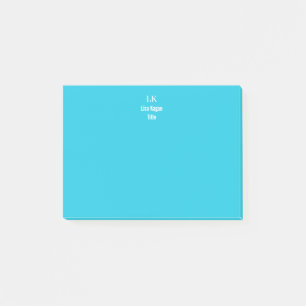 Post-it® Monogramme personnalisé à 2 tons