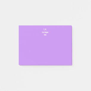 Post-it® Monogramme personnalisé à 2 tons