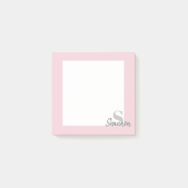 Post-it® monogramme personnalisé personnalisé (Devant)