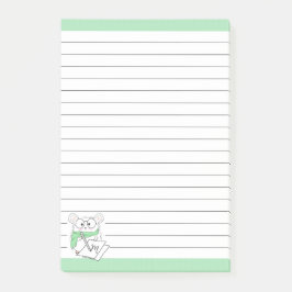 Post-it® Monogramme Petit Hamster Vert
