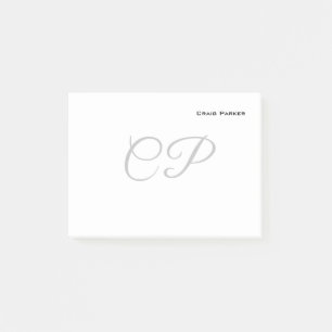 Post-it® Monogramme professionnel moderne minimaliste simpl