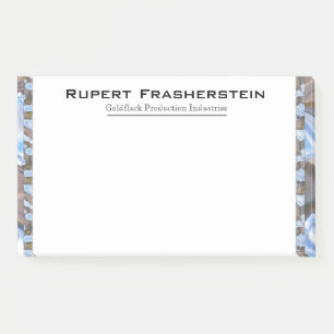 Post-it® Monogramme professionnel unique Rupert Cool