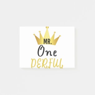 Post-it® Monsieur Onederful T-Shirt Garçons Premier Anniver