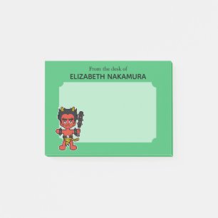 Post-it® Monstre Oni Yokai japonais - Personnalisé