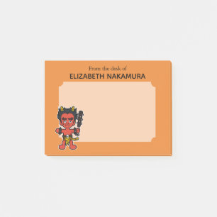 Post-it® Monstre Oni Yokai japonais - Personnalisé