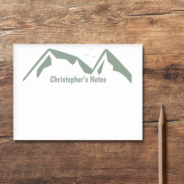 Post-it® Montagnes vertes (Green Mountains Post-it Notes)