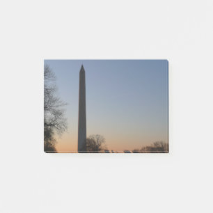 Post-it® Monument Washington au coucher du soleil à DC