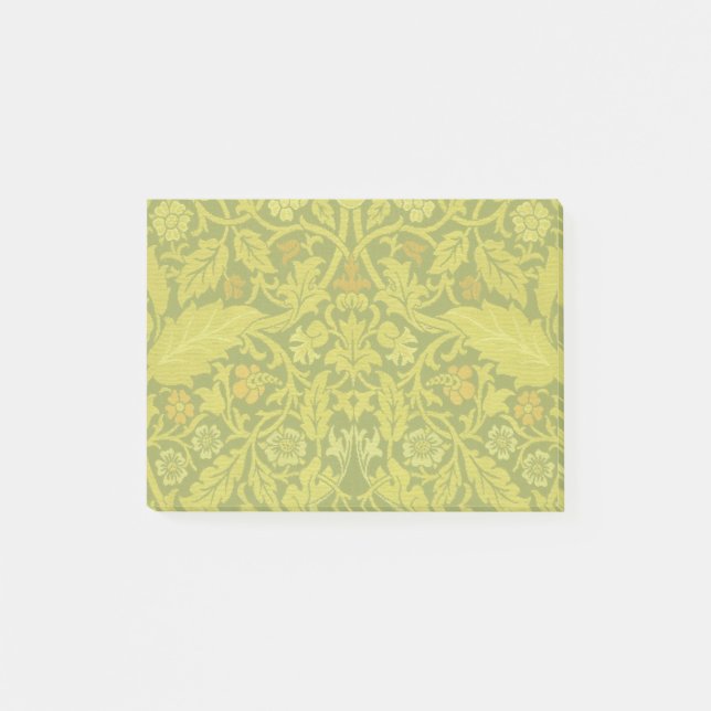 Post-it® Morris Acanthus Feuille Twining Stem Flowers Tapis (Devant)