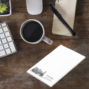 Post-it® Moteur de train vintage personnalisé