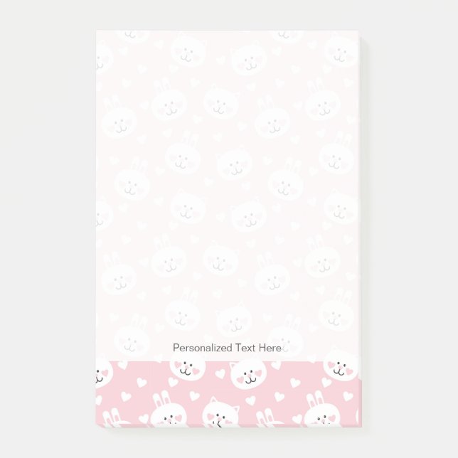 Post-it® Motif 2 d'amour (Devant)