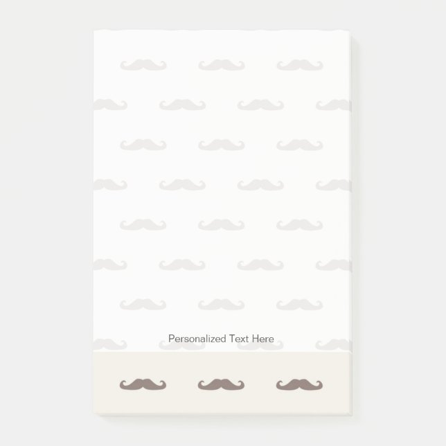 Post-it® Motif 3 de hippie de moustache (Devant)
