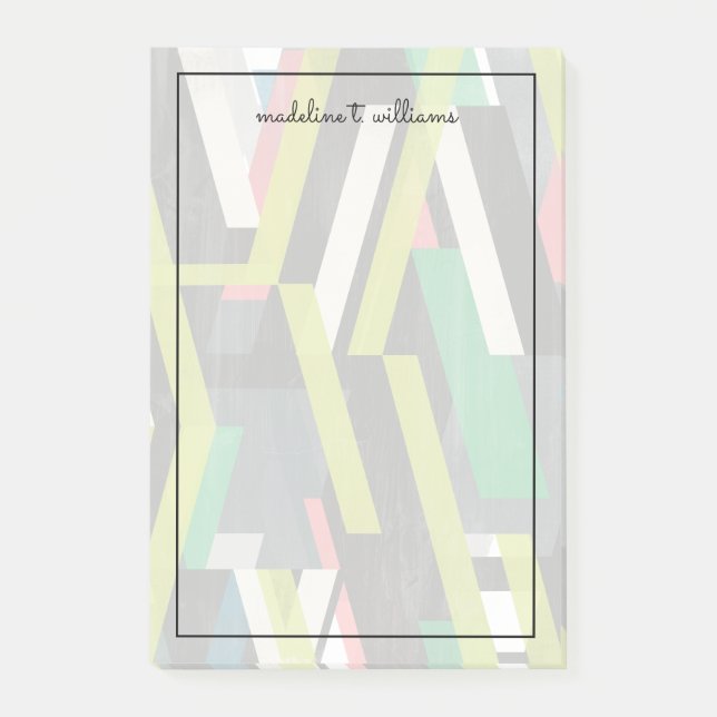 Post-it® Motif à flux de suspension diagonal (Devant)