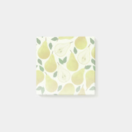 Post-it® Motif à poires vertes
