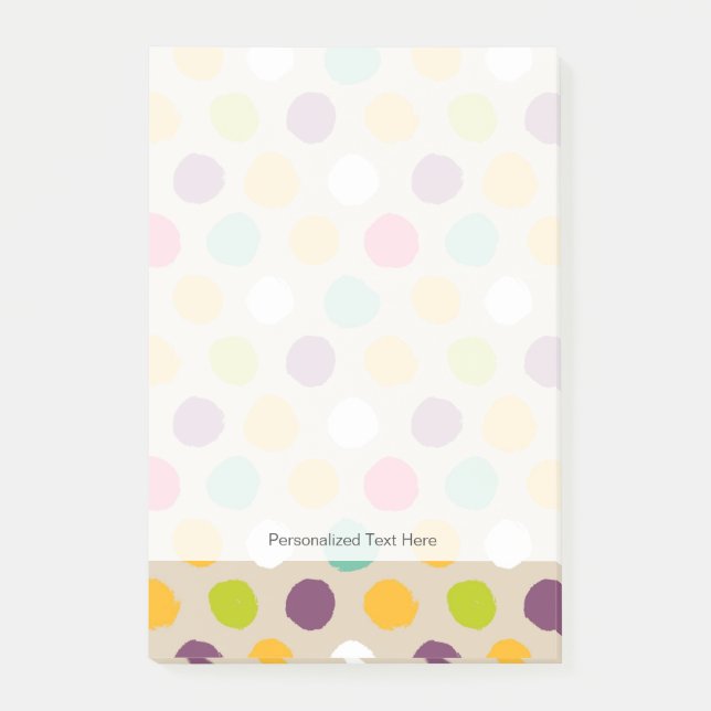 Post-it® motif à pois (Devant)