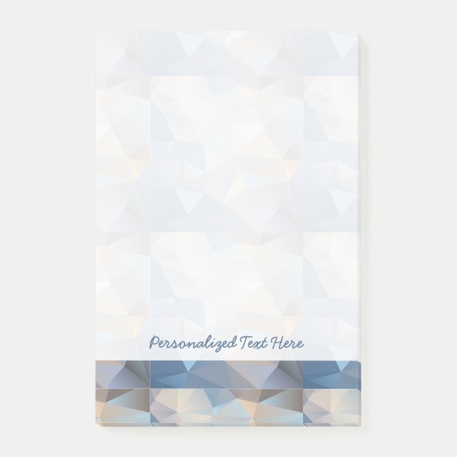 Post-it® Motif abstrait frais de triangle (Devant)