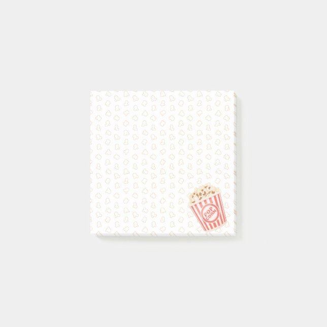 Post-it® Motif alimentaire en junk Popcorn (Devant)