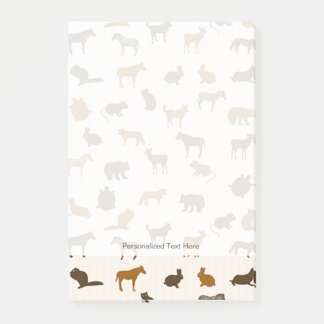 Post-it® Motif animal 1 (Devant)