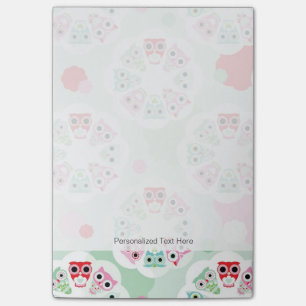 Post-it® motif arrière - plan de choux à fleurs pastel