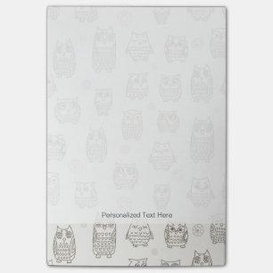 Post-it® Motif aux hiboux