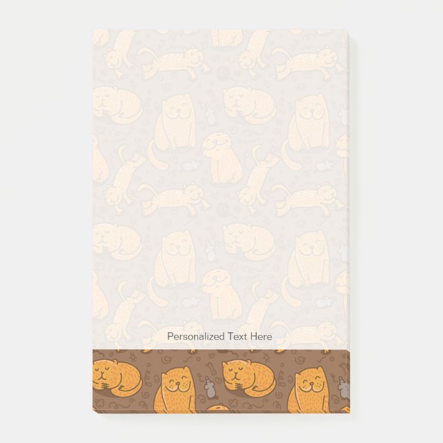 Post-it® Motif avec chats (Devant)