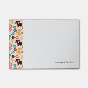 Post-it® Motif Avec Chats Et Chiens Amusants