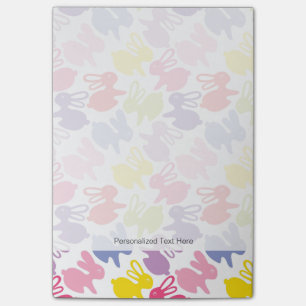 Post-it® motif avec des lapins de Pâques