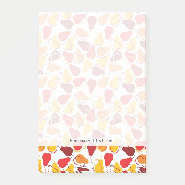 Post-it® Motif avec des poires (Devant)