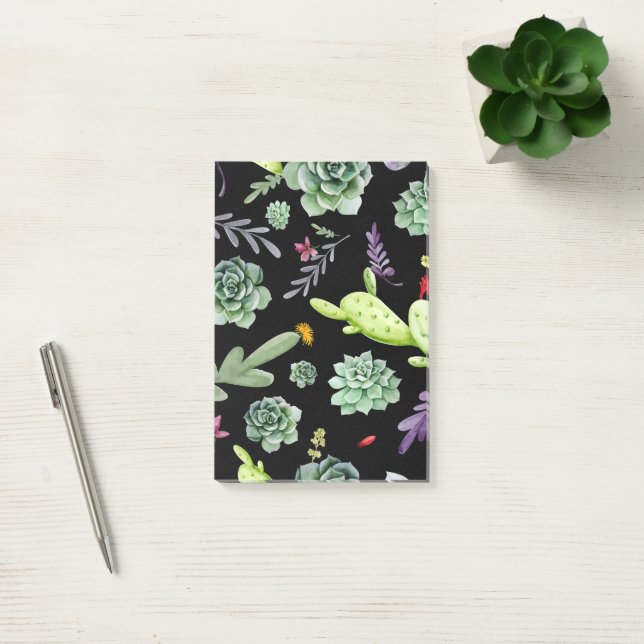 Post-it® Motif Cactus 2 (Bureau)