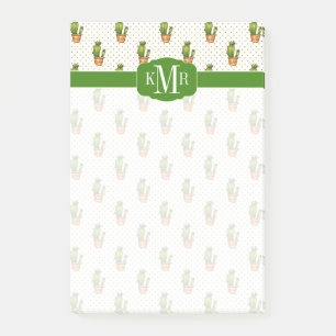 Post-it® Motif Cactus & Succulent Polk Dot
