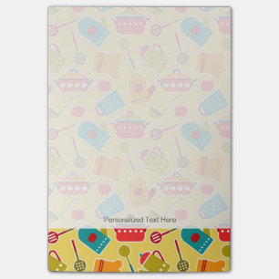 Post-it® motif coloré des ustensiles de cuisine