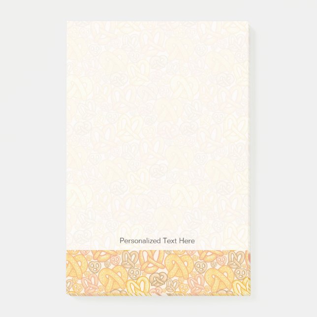 Post-it® Motif de bretzel (Devant)