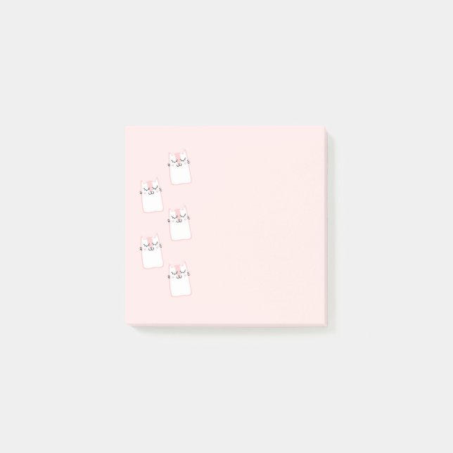 Post-it® Motif de chaton endormi (Devant)