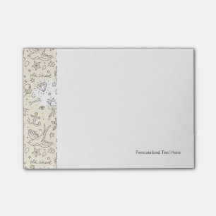 Post-it® Motif de concept de tatouage
