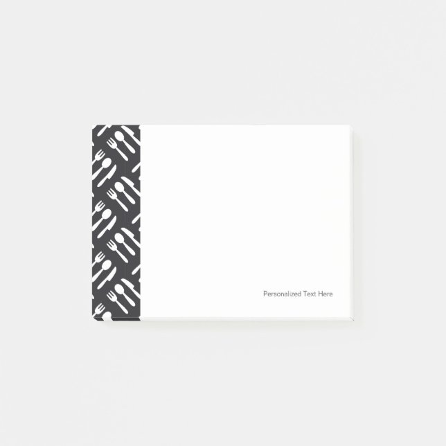 Post-it® Motif de couteau de cuillère de fourchette (Devant)