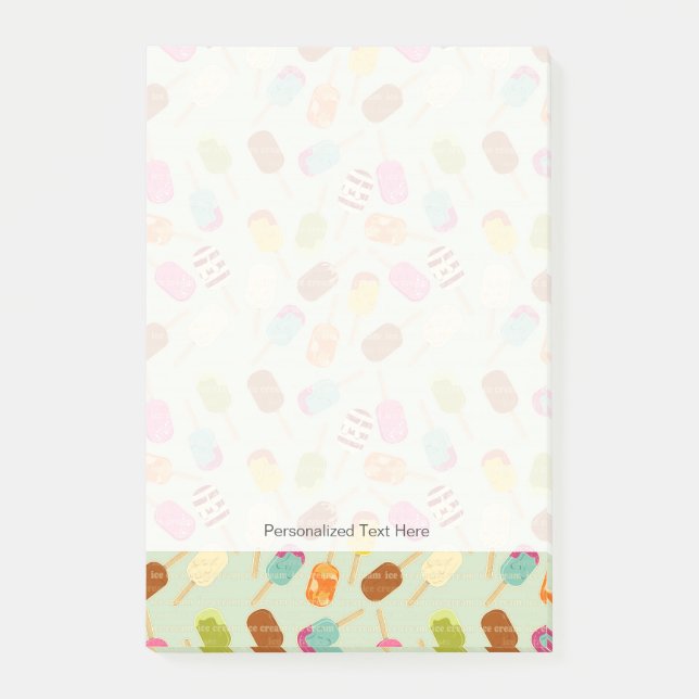 Post-it® Motif de crème glacée (Devant)