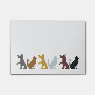 Post-it® Motif de dessin animé Chats et Chiens