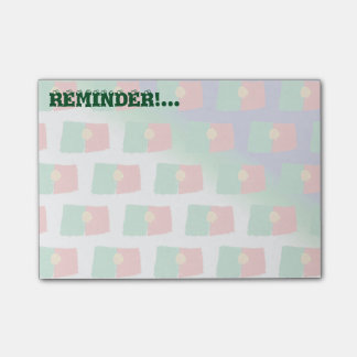 Post-it® Motif de drapeau du Portugal