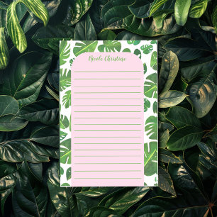 Post-it® Motif de feuille de monstère tropicale CUSTOMISÉ