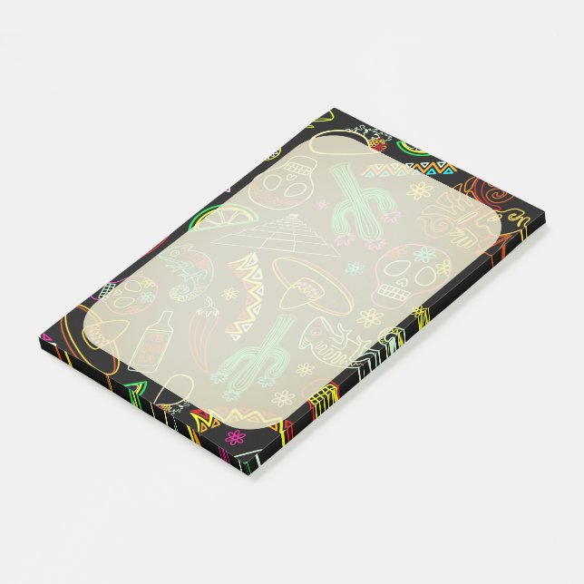 Post-it® Motif de Fiesta du Mexique (Incliné)