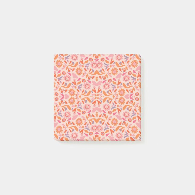 Post-it® Motif de fleurs (Devant)